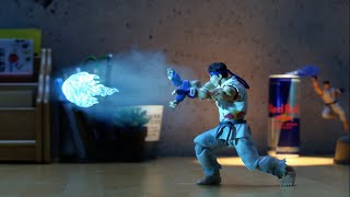 Street Fighter V Ryu’s Hadoken in Stop Motion [upl. by Cavill]