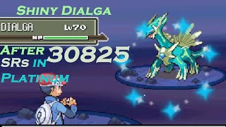 Live Shiny Dialga after 30825 SRs in Pokemon Platinum [upl. by Paige]