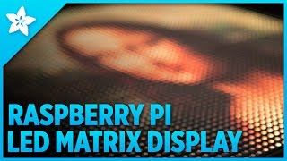 Raspberry Pi LED Matrix Display [upl. by Htinek]