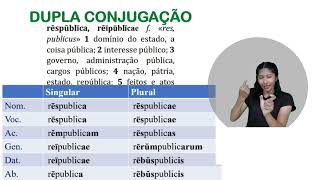 Latim em LIBRAS Lectio IX  Quinta Declinação Substantivos [upl. by Middleton]