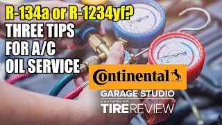 R134a or R1234yf Three Tips for AC Oil Service [upl. by Nennerb]