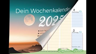 2025 Mein neuer Wochenkalender ist da [upl. by Nivlen]