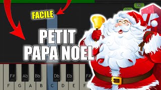 Petit papa Noël  Vidéo Piano Tutoriel Facile Instrumental Piano Facile France [upl. by Krispin]