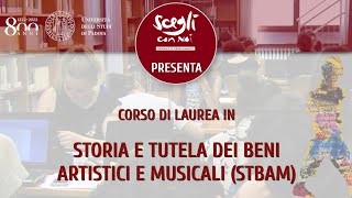 Presentazione Corso di laurea triennale quotStoria e Tutela dei Beni Artistici e Musicaliquot 2022 [upl. by Ayim]