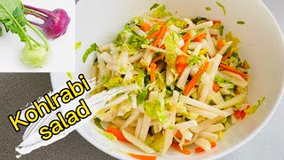 Kohlrabi Salad Recipe  From Garden to Table [upl. by Ecenahs]