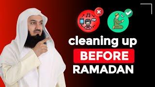 Full lecture about cleaning up before Ramadan by sheikh mufti menk  islamic lectures [upl. by Waterer]