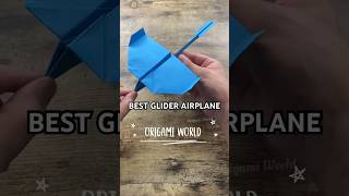 PAPER AIRPLANE GLIDER ORIGAMI STEP BY STEP  ORIGAMI WORLD PLANE CRAFTING  DIY BEST GLIDER AIRPLANE [upl. by Setsero]