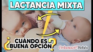 LACTANCIA MIXTA 💦🍼 3 CASOS en dónde es la SOLUCIÓN [upl. by Magen]