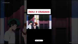 Midoriya x Uraraka KISS Scene My Hero academia [upl. by Corson]