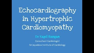 Hypertrophic Cardiomyopathy Echocardiography Assessment [upl. by Atiuqrahc722]