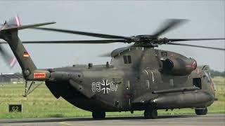 SIKORSKI CH53 departure  Ostend Airport [upl. by Adok]