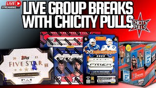 THURSDAY NIGHT SPORTS CARDS GROUP BREAKS WITH CHICITY PULLS [upl. by Ennairak548]