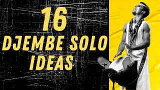 16 Djembe Solo Ideias [upl. by Arzed709]