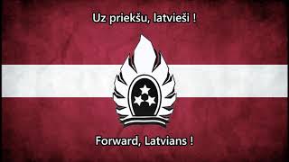 Uz Priekšu Latvieši  Latvian Rifleman song [upl. by Entsirhc]