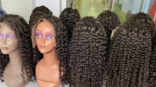 La perruque lace frontal 136 deep curly en cheveux Brésiliens de Safavorihair [upl. by Merridie]