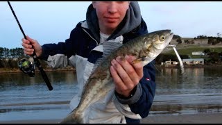 Salmon Fishing Cremorne Lagoon Tasmania [upl. by Suhpoelc881]