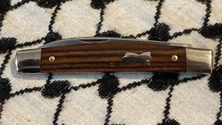 GEC 13 Tidioute Cutlery Whip Cocobolo Wood Satin 3quot 130124 Great Eastern Cutlery Pocke5t Knife [upl. by Hukill]