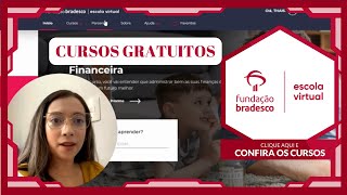 PASSO A PASSO PARA FAZER CURSOS GRATUITOS PELA FUNDAÇÃO BRADESCO [upl. by Alleda]