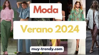 Moda primavera verano 2024  Tendencias [upl. by Kristel303]