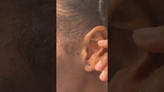 😛👂🏽Stretch My EARS w Me stretchedears gauges earrings ears natural diy howto locs [upl. by Warchaw]