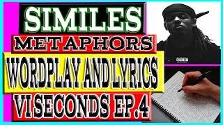 Similes and Metaphors Wordplay lyrics Episode 4 Lyricism Breakdown VI Seconds Reactions Shizzy Six [upl. by Nekciv]