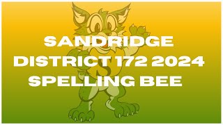 Sandridge School District 172 Spelling Bee [upl. by Oringa]