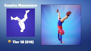 Evasive Maneuvers  Fortnite Emote [upl. by Wystand]