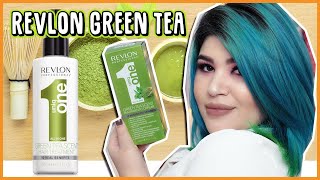 💚 Lançamento REVLON UNIQ ONE GREEN TEA Low Poo [upl. by Endora]