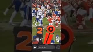 Kadarius Toney checking with ref if hes offsides in Bills vs Chiefs shorts [upl. by Uhthna489]