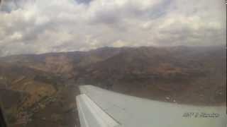 Landing at Cusco  Alejandro Velasco Astete International Airport CUZSPZO Peru Window View [upl. by Dao]