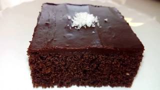 Recette Gâteau au chocolat sans œufs facile rapide [upl. by Silrac]