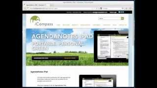 iCompass AgendaNotes iPad Overview [upl. by Harvie909]