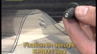 Fixation EPDM pour couturage de plaques translucides  FAYNOT [upl. by Thessa993]