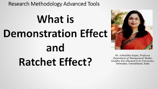 Demonstration Effect and Ratchet Effect Duesenberry Effectrelative incomeabsolute income [upl. by Antonetta]