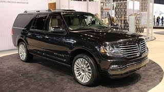 2015 Lincoln Navigator First Look  2014 Chicago Auto Show [upl. by Neyuh438]