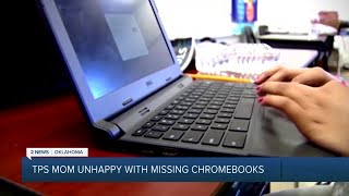 Tulsa mother unhappy with schools missing chromebooks [upl. by Martin]