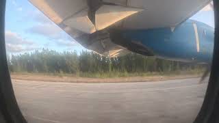 Bahamasair ATR 42600 Landing In Rock Sound Intl Airport [upl. by Aiblis830]