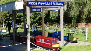 Bridge View Light Railway BVLR full circuit ride POV 2022 [upl. by Omrelliug]