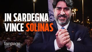 Elezioni regionali Sardegna vince il centrodestra con Christian Solinas Tracollo del M5s [upl. by Eimorej]