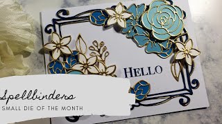 Spellbinders Small Die of the Month  December 2021 [upl. by Vudimir]