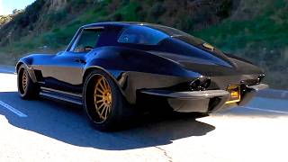 WIDEBODY Big Block 427 Powered C2 Corvette with Straight Pipes [upl. by Chien]