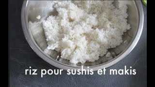 Comment préparer du riz pour sushis et makis [upl. by Fiden]