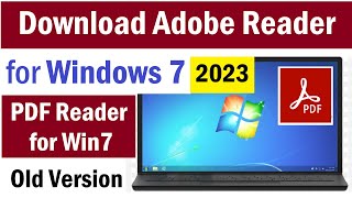 How To Download Adobe Reader For Windows 7  Adobe Reader Free Download For Windows 7 32bit  PDF [upl. by Anyek]