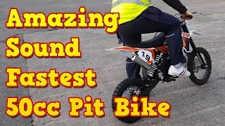 Amazing Sound of Fastest 50cc Dirt Bike  KTM Replica NGR50 GTS from Nitro Motors [upl. by Ettelegna879]