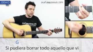 Como tocar No Dudaría de Antonio Flores Acordes y clase completa en guitarra [upl. by Mozart765]