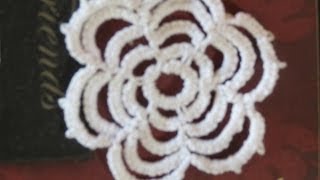 Needle tatting Rosette [upl. by Evangelist]