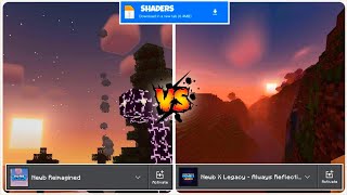 ✨ Newb Reimagined VS Newb X Legacy 🔥 With Download Links   MCPE [upl. by Ellevehc740]