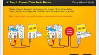 How to use Honestech Audio Recorder 20 Deluxe  Easy Mode [upl. by Trik]