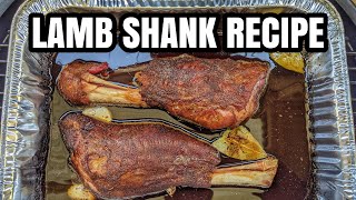 How to Cook Lamb Shanks in the Smoker or Oven [upl. by Nirel395]