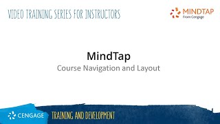 MindTap Course Navigation and Layout [upl. by Ambrosio]